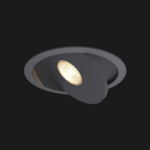 A anthracite flat led with black background