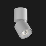 A grey Led Spotlights with a black background.